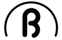 Beta symbol inside a semicircle