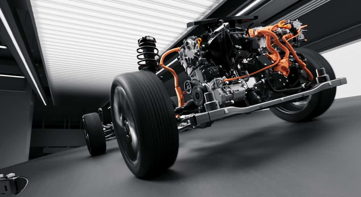 Electric vehicle chassis and suspension system